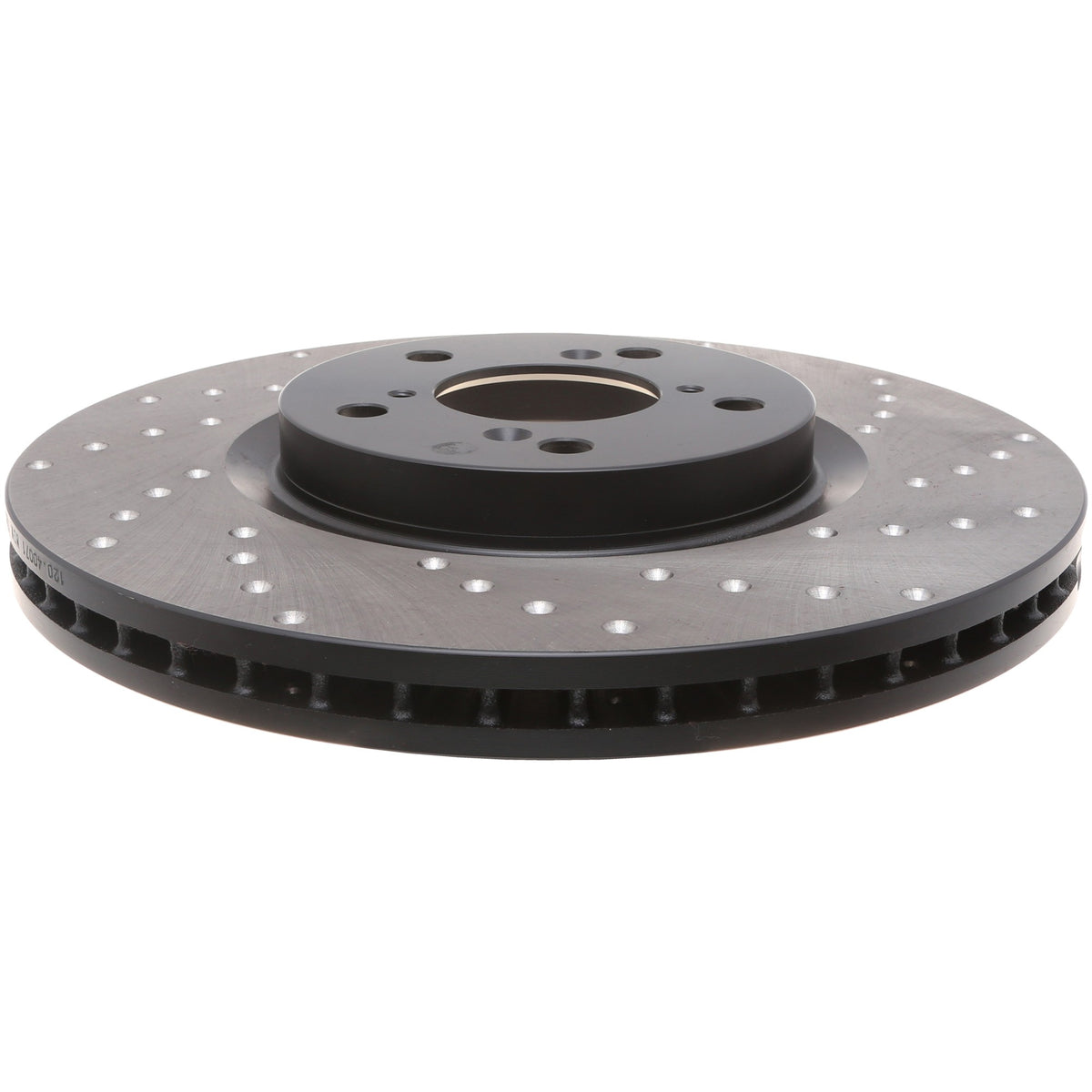 StopTech Sport Cryo Cross Drilled Brake Rotor; Front Left