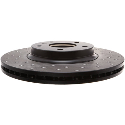 StopTech Sport Cryo Cross Drilled Brake Rotor; Front Right