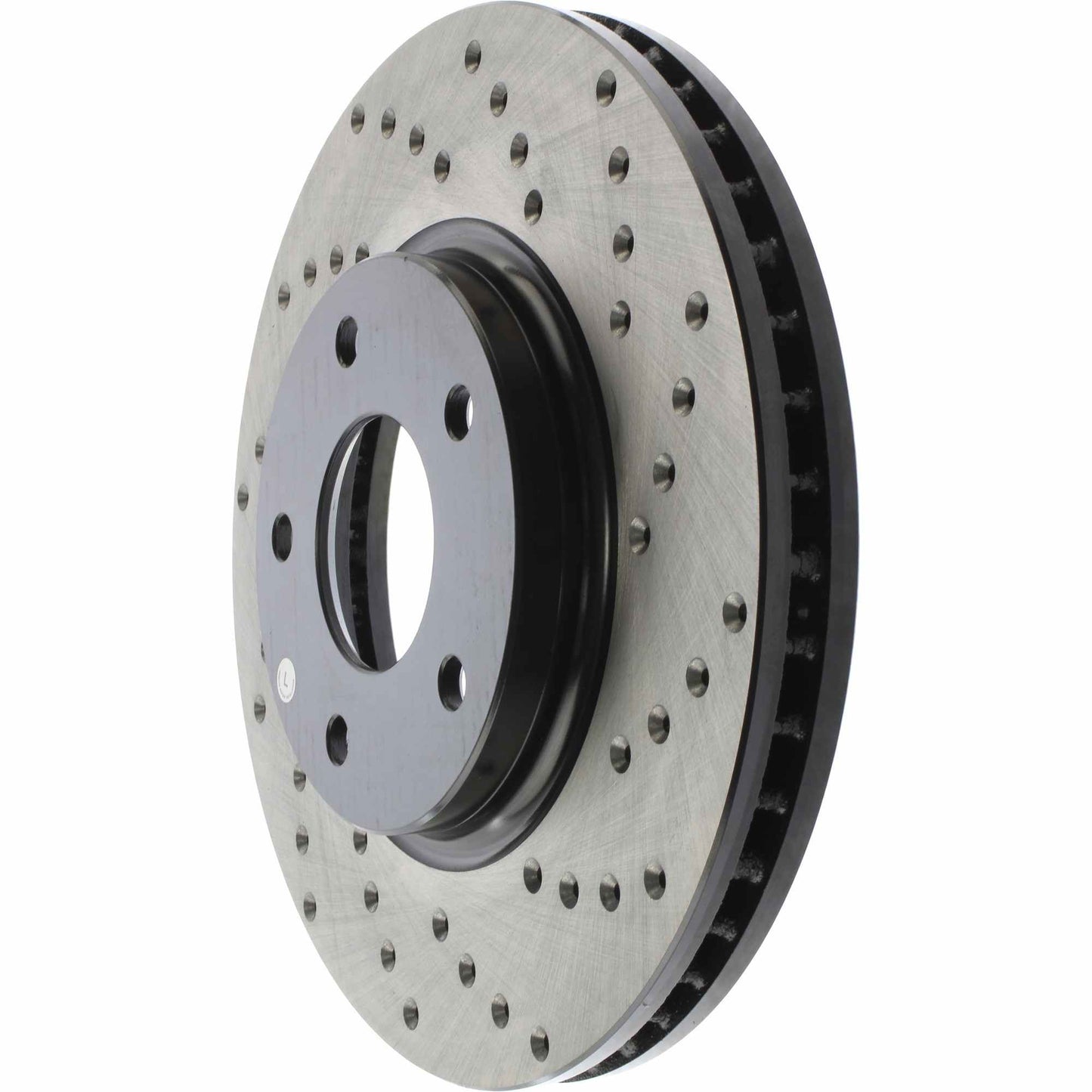 StopTech Sport Cryo Cross Drilled Brake Rotor; Front Left