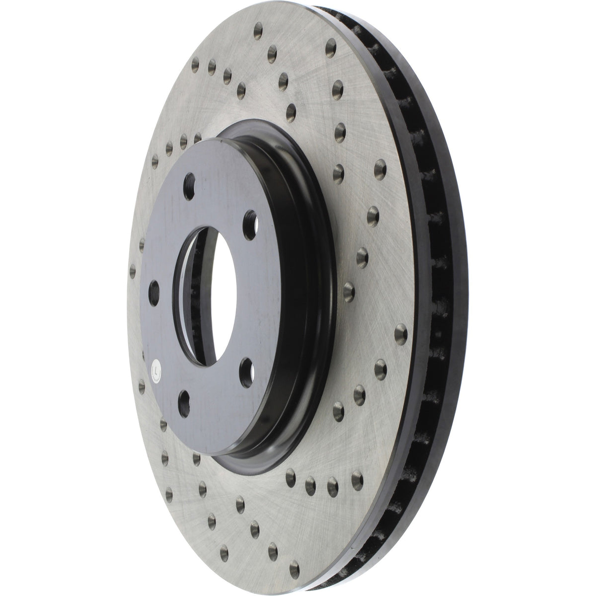 StopTech Sport Cryo Cross Drilled Brake Rotor; Front Left