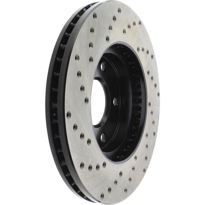 StopTech Sport Cryo Cross Drilled Brake Rotor; Front Left
