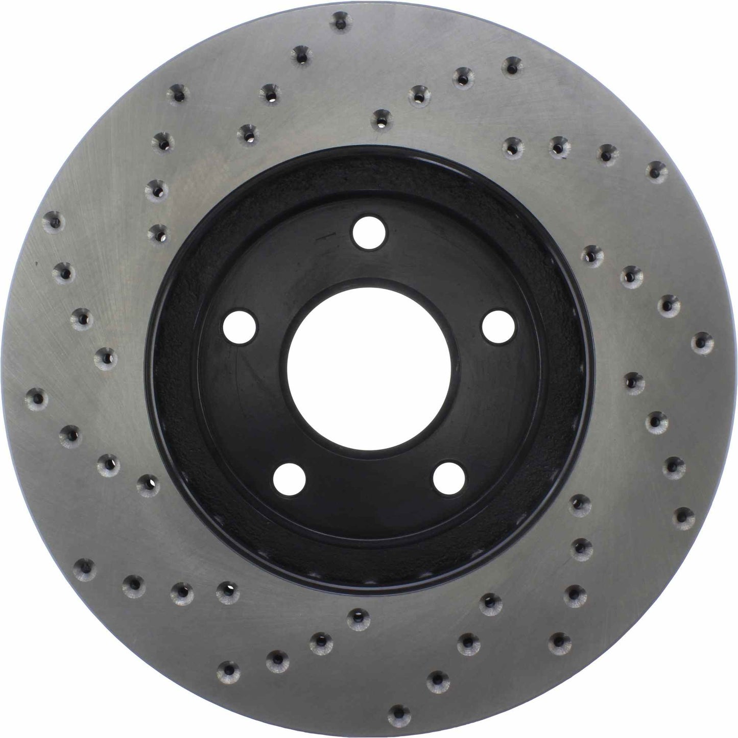StopTech Sport Cross Drilled Brake Rotor; Front Left