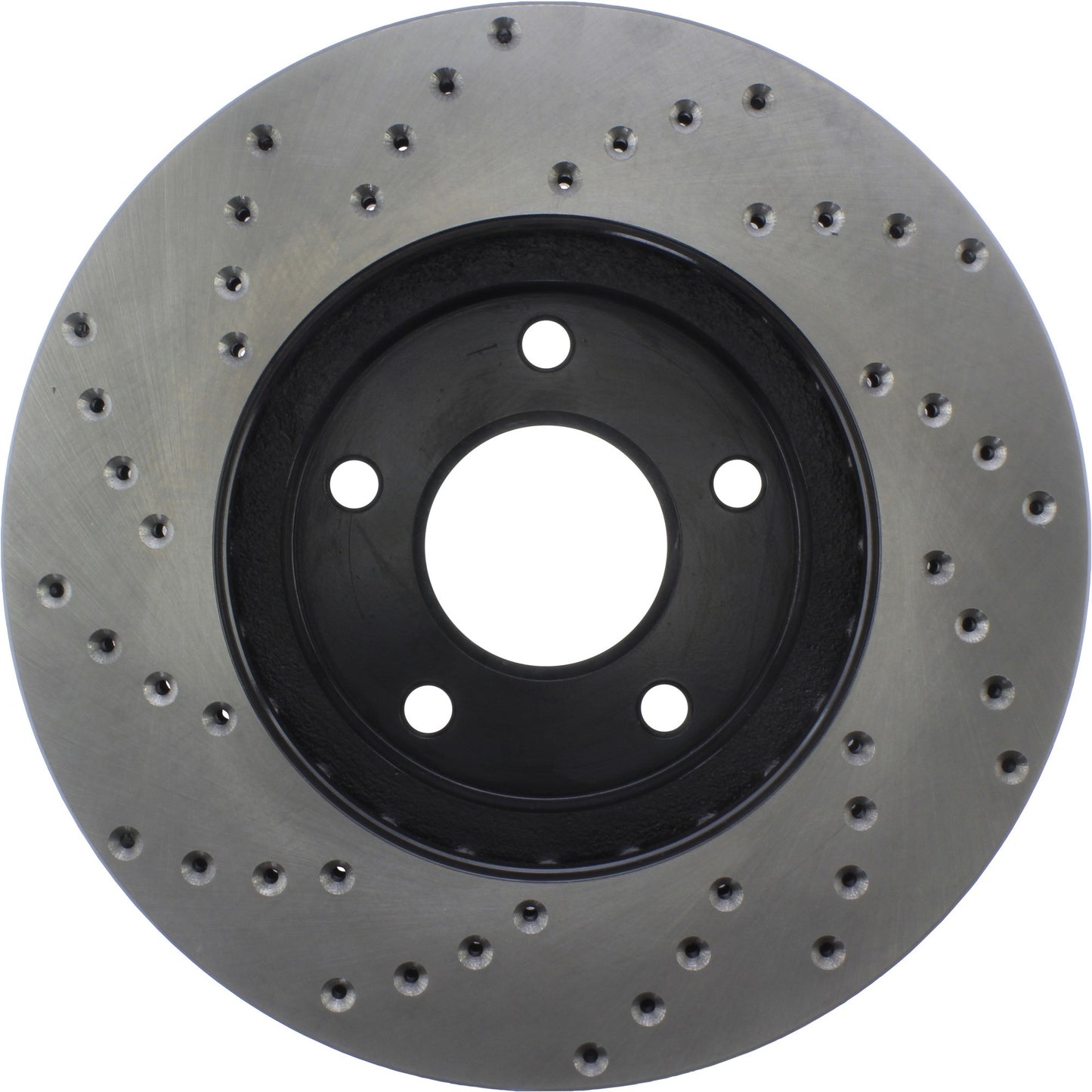 StopTech Sport Cross Drilled Brake Rotor; Front Left
