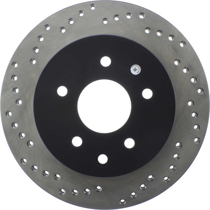 StopTech Sport Cryo Cross Drilled Brake Rotor; Rear Right