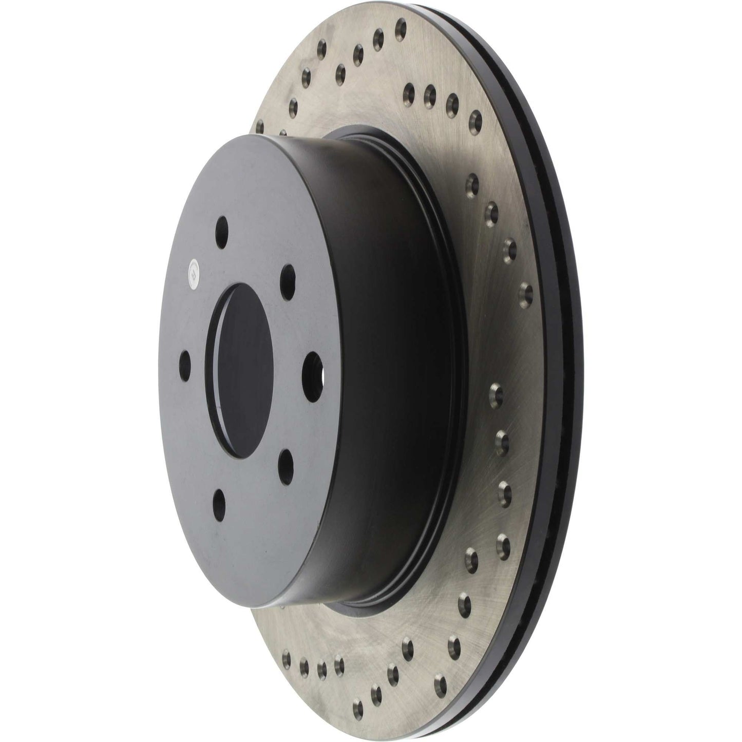 StopTech Sport Cryo Cross Drilled Brake Rotor; Rear Right