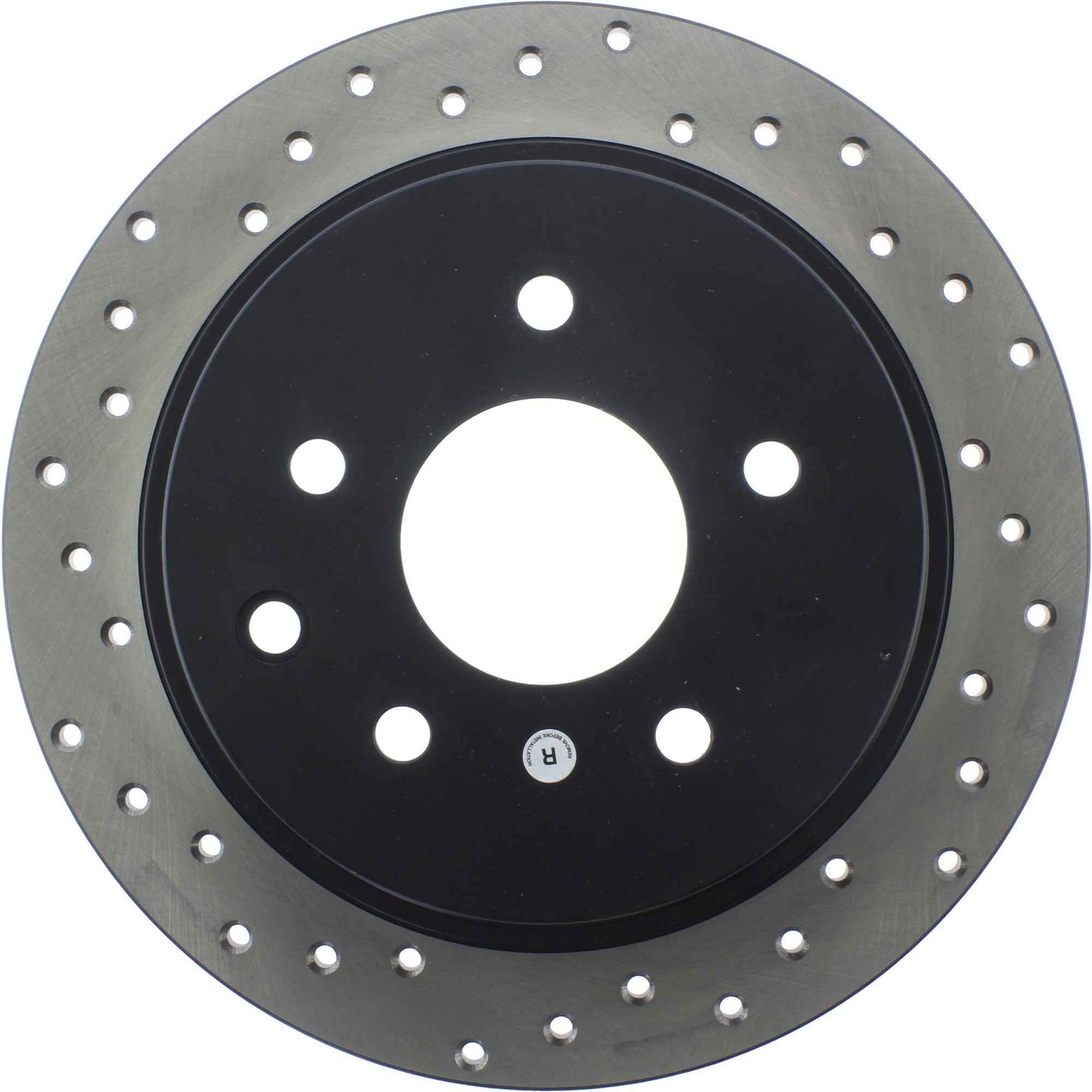 StopTech Sport Cryo Cross Drilled Brake Rotor; Rear Right