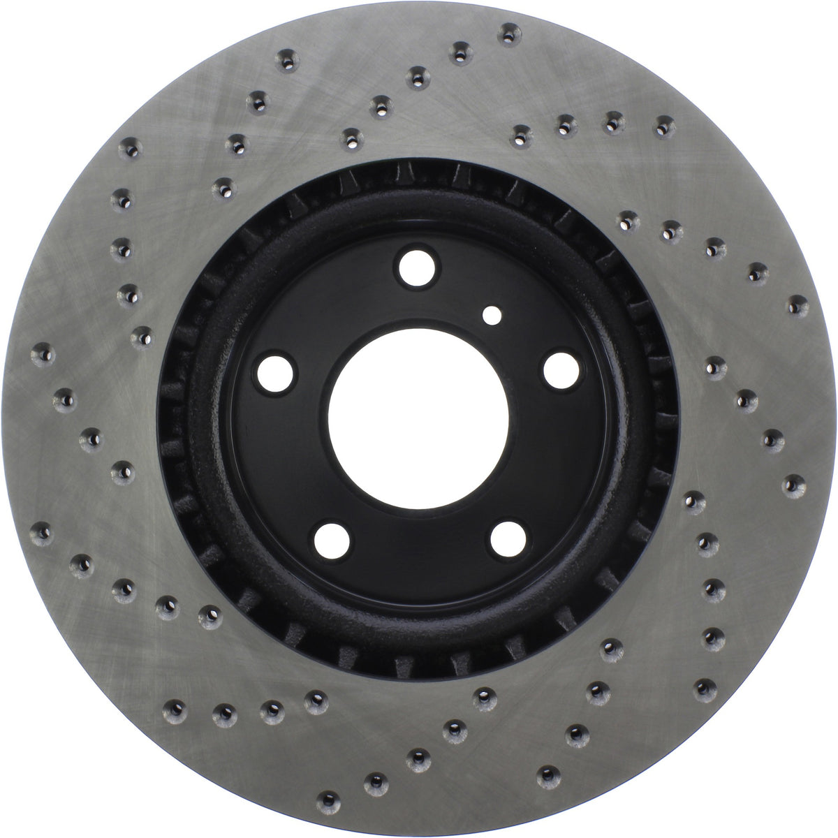 StopTech Sport Cryo Cross Drilled Brake Rotor; Front Left