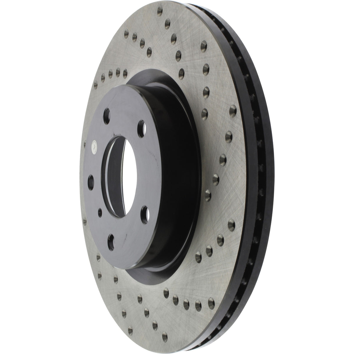 StopTech Sport Cryo Cross Drilled Brake Rotor; Front Left
