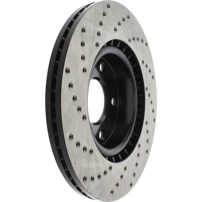 StopTech Sport Cryo Cross Drilled Brake Rotor; Front Left