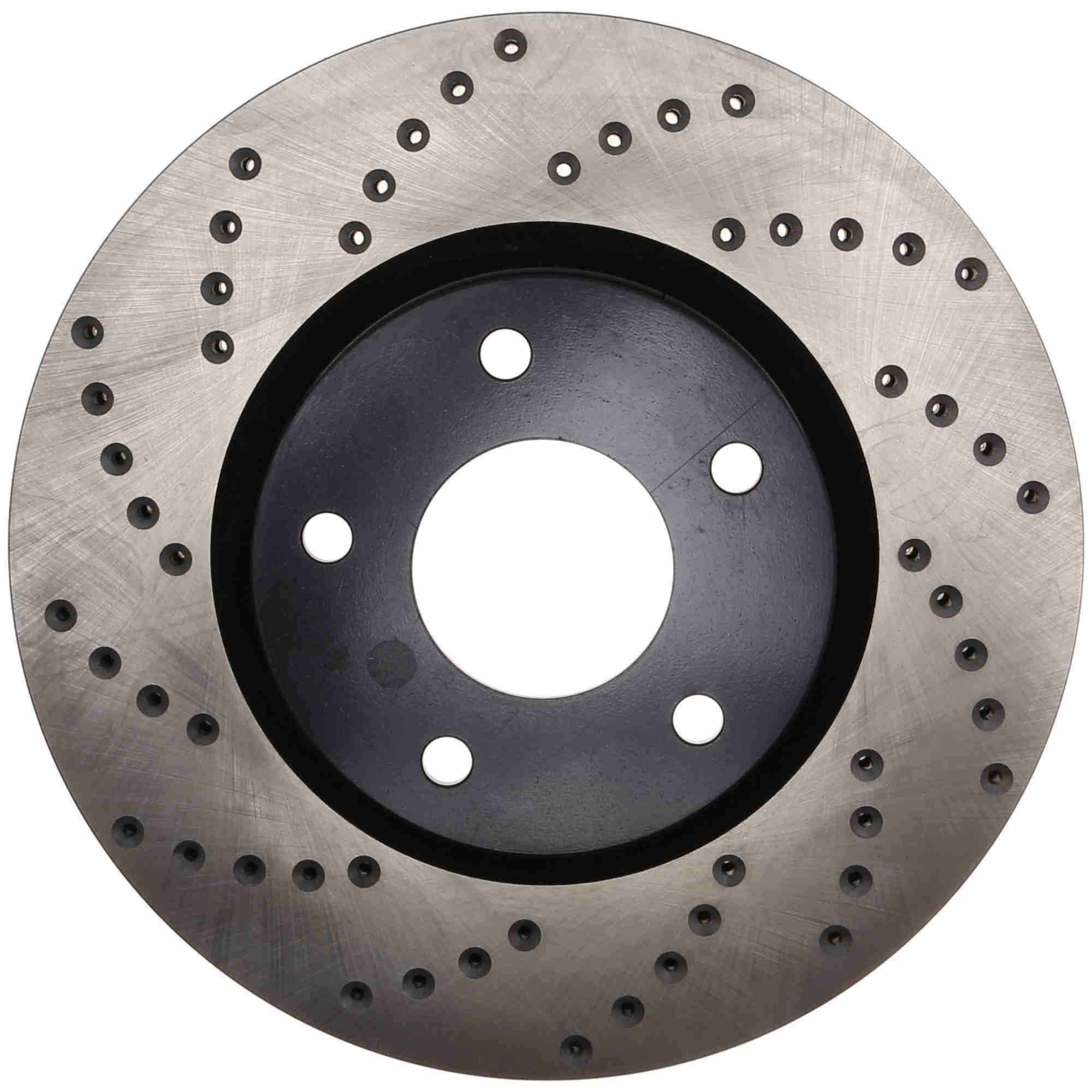 StopTech Sport Cryo Cross Drilled Brake Rotor; Front Right
