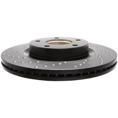 StopTech Sport Cross Drilled Brake Rotor; Front Right