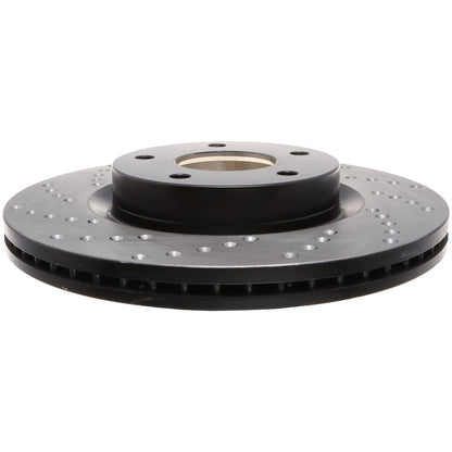 StopTech Sport Cross Drilled Brake Rotor; Front Right