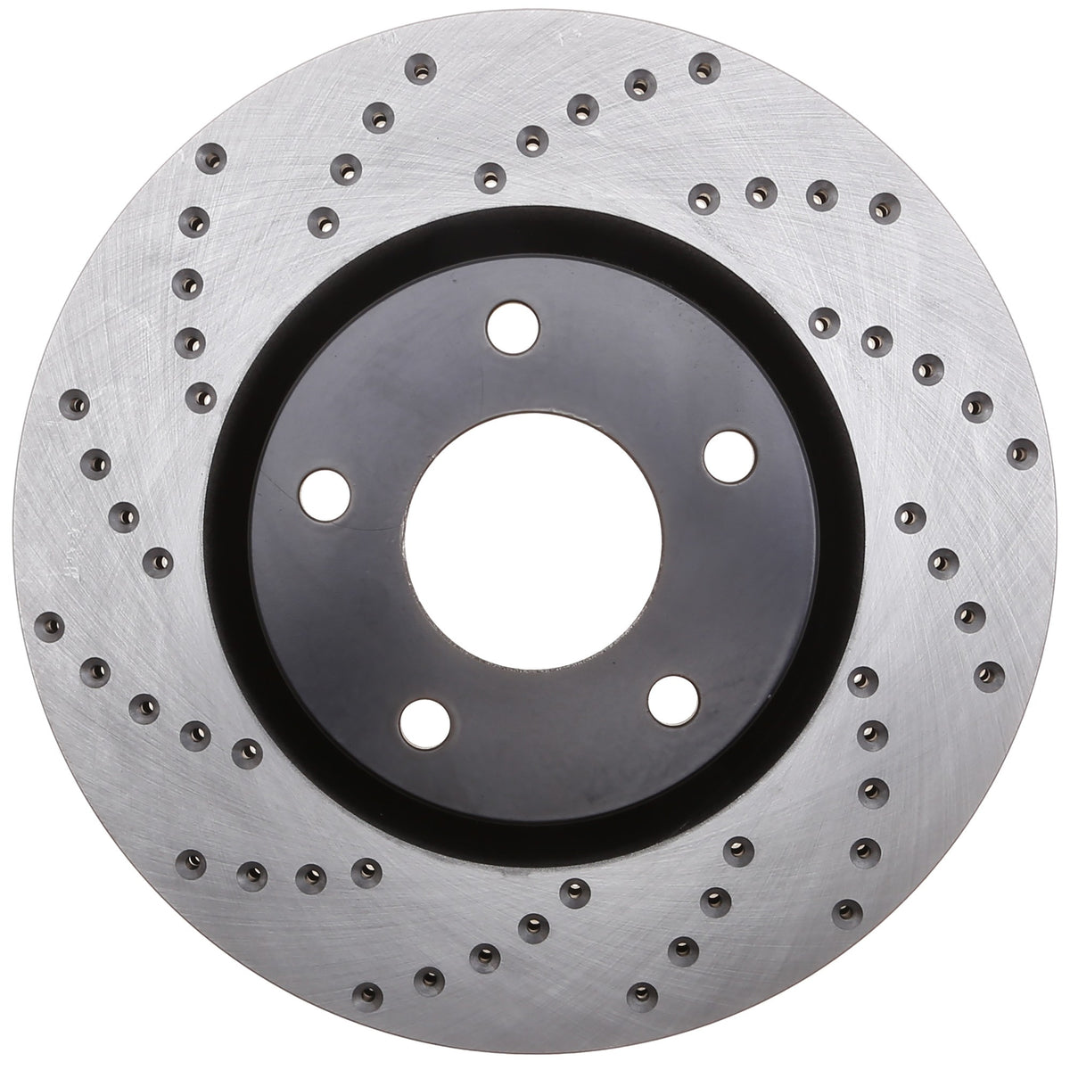 StopTech Sport Cross Drilled Brake Rotor; Front Right
