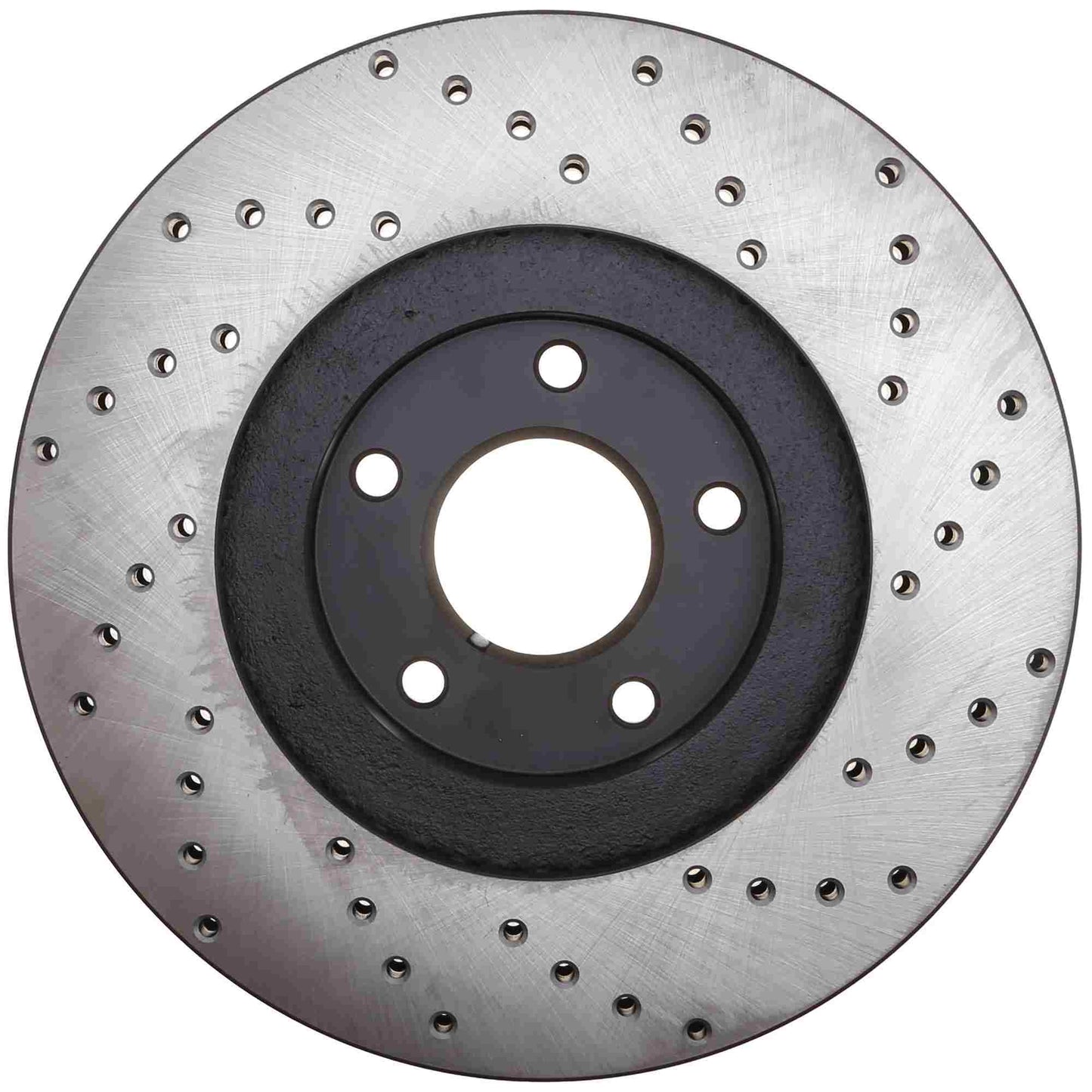 StopTech Sport Cross Drilled Brake Rotor; Front Right