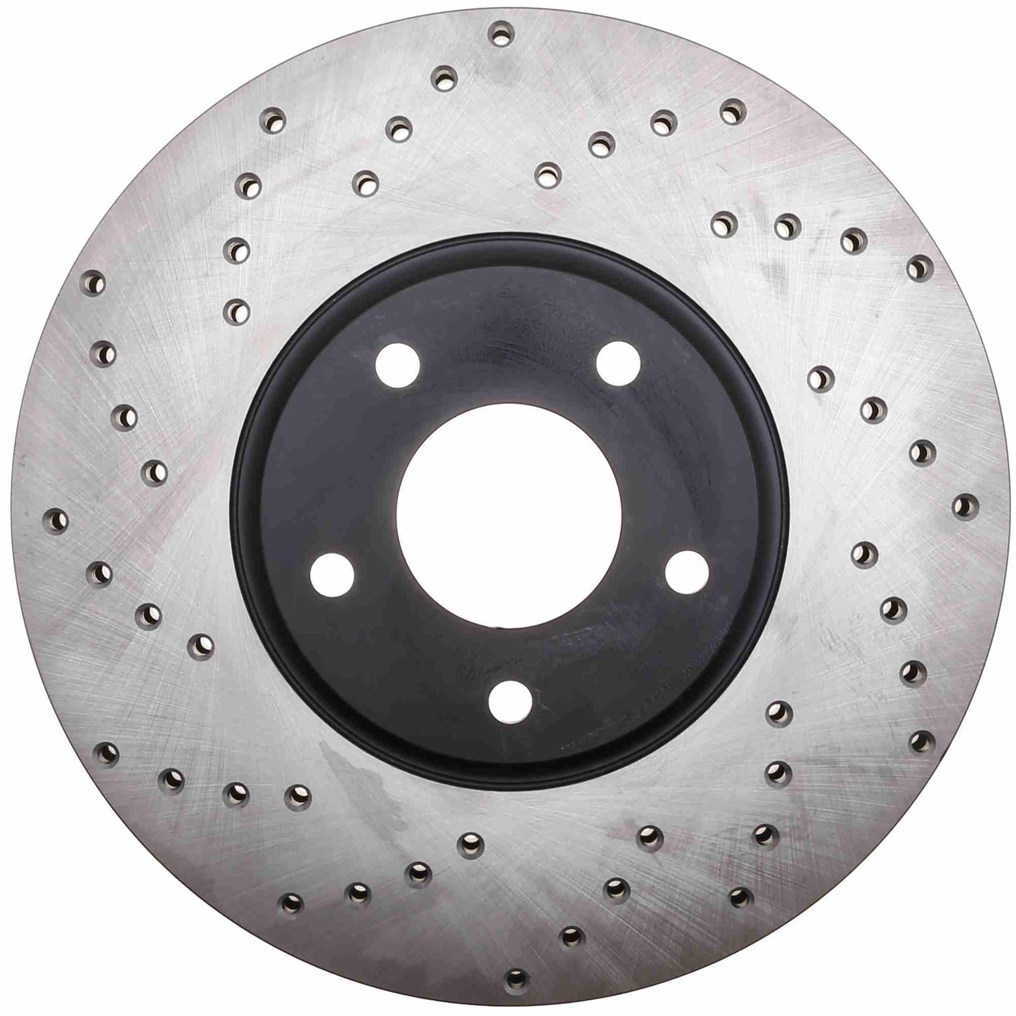 StopTech Sport Cross Drilled Brake Rotor; Front Right