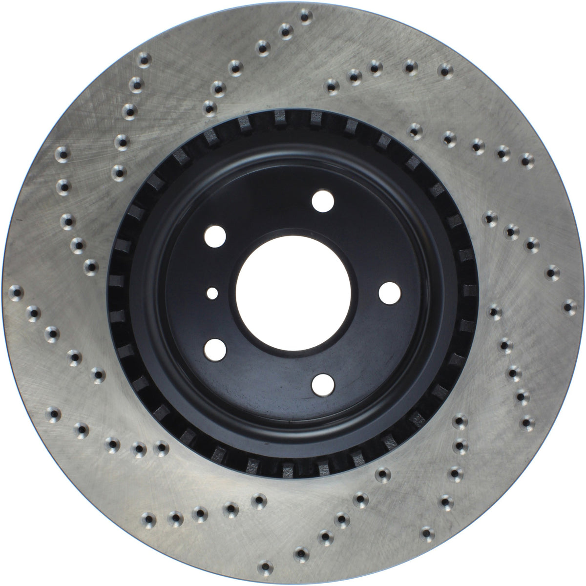 StopTech Sport Cryo Cross Drilled Brake Rotor; Front Left