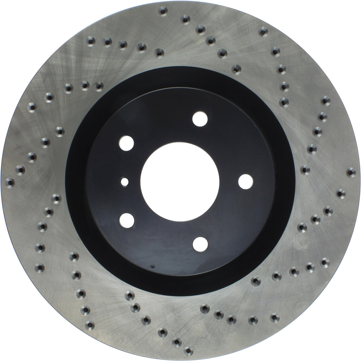 StopTech Sport Cryo Cross Drilled Brake Rotor; Front Left