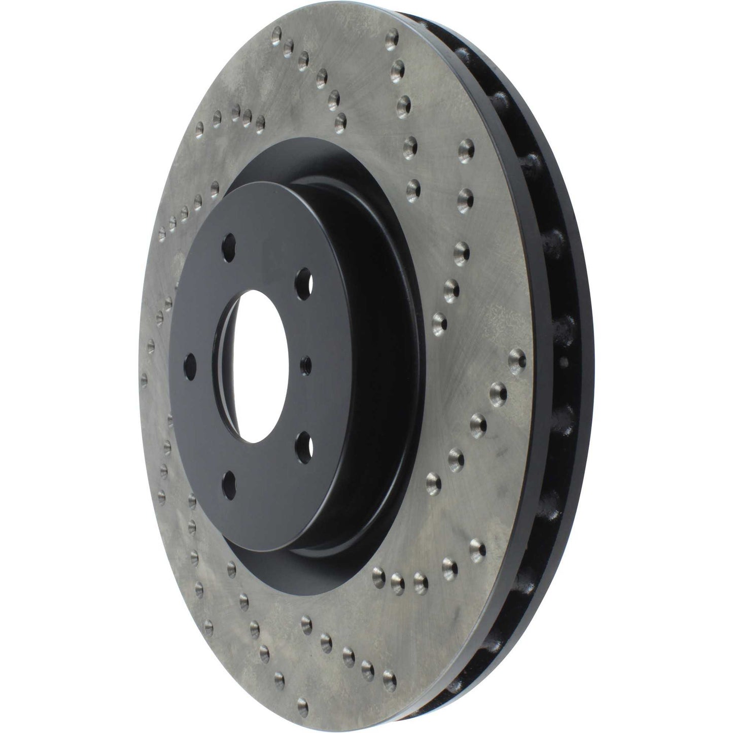 StopTech Sport Cryo Cross Drilled Brake Rotor; Front Left