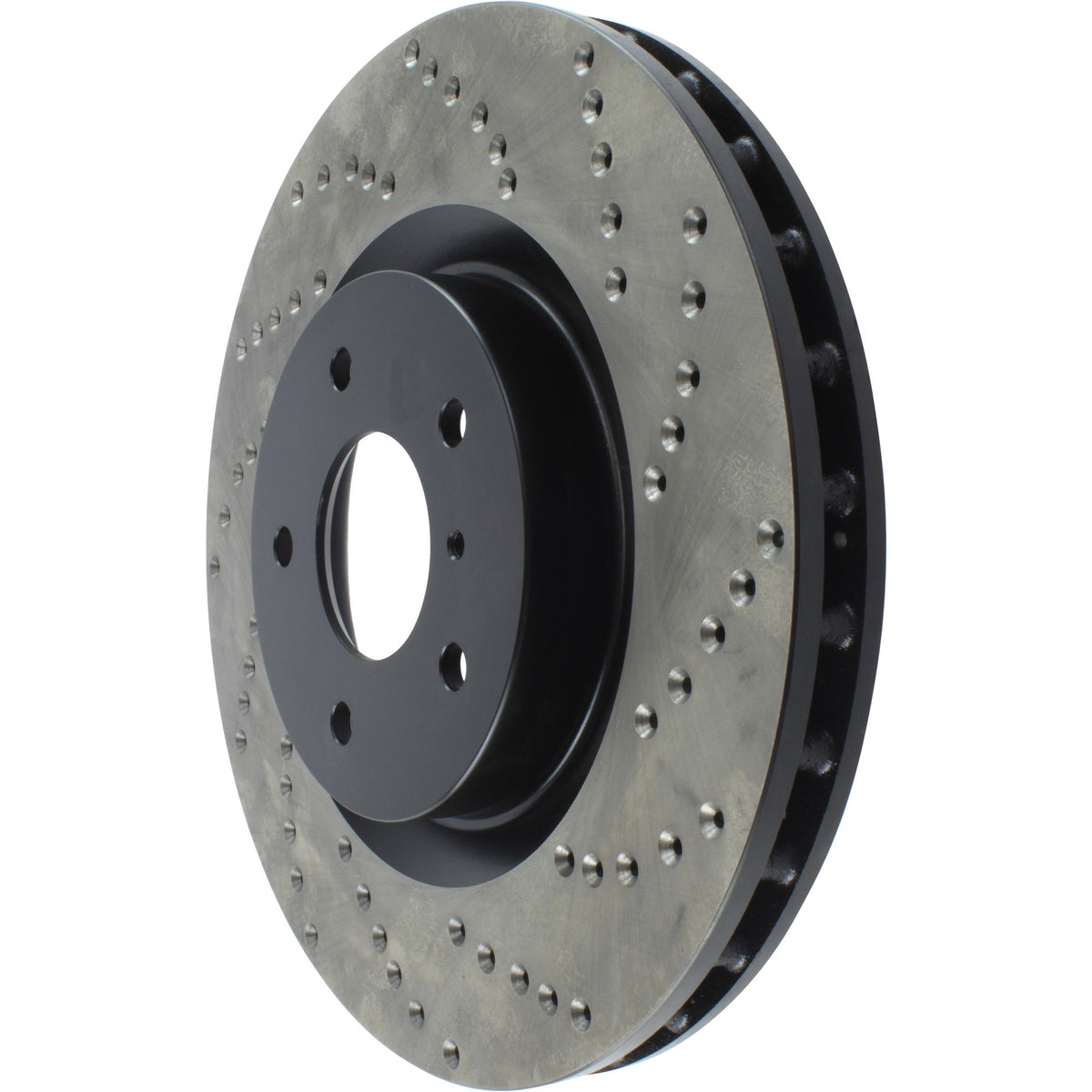 StopTech Sport Cryo Cross Drilled Brake Rotor; Front Left
