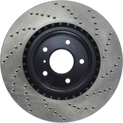 StopTech Sport Cryo Cross Drilled Brake Rotor; Front Right