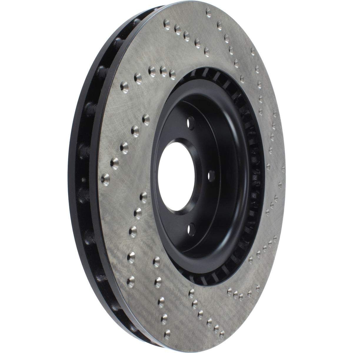StopTech Sport Cryo Cross Drilled Brake Rotor; Front Right