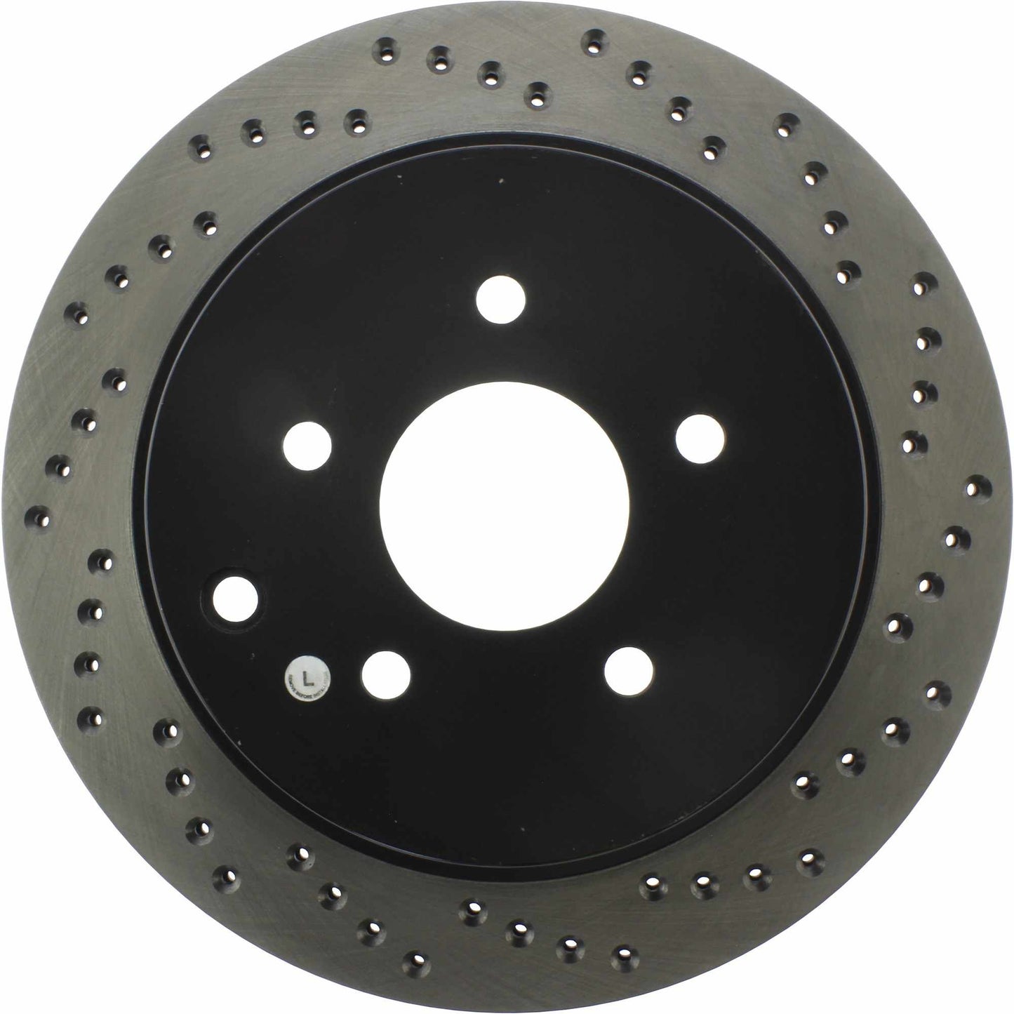 StopTech Sport Cryo Cross Drilled Brake Rotor; Rear Left