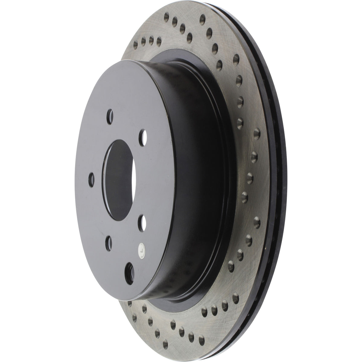 StopTech Sport Cryo Cross Drilled Brake Rotor; Rear Left