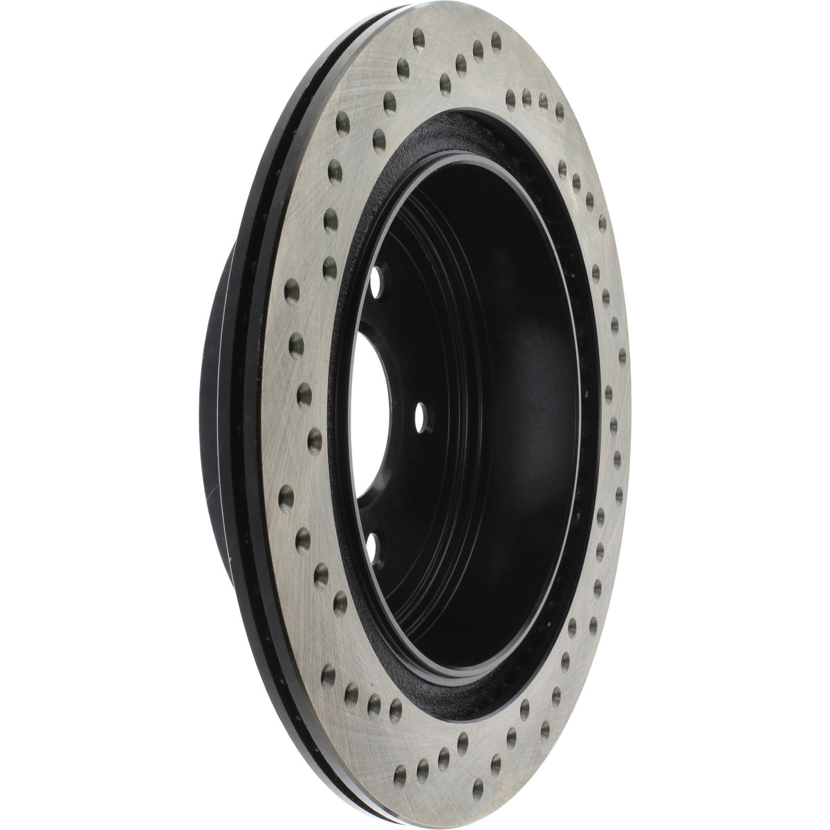 StopTech Sport Cryo Cross Drilled Brake Rotor; Rear Left
