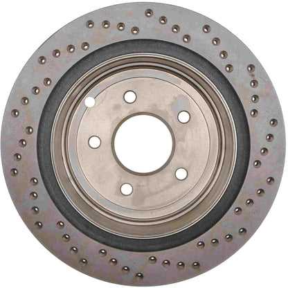StopTech Sport Cryo Cross Drilled Brake Rotor; Rear Right