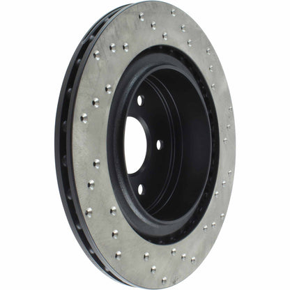 StopTech Sport Cross Drilled Brake Rotor; Rear Right