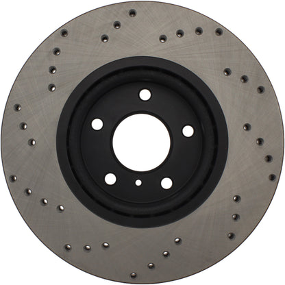 StopTech  Sport Cryo Cross Drilled Brake Rotor; Front Left