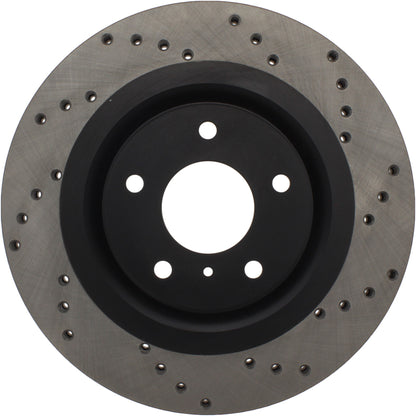 StopTech  Sport Cryo Cross Drilled Brake Rotor; Front Left