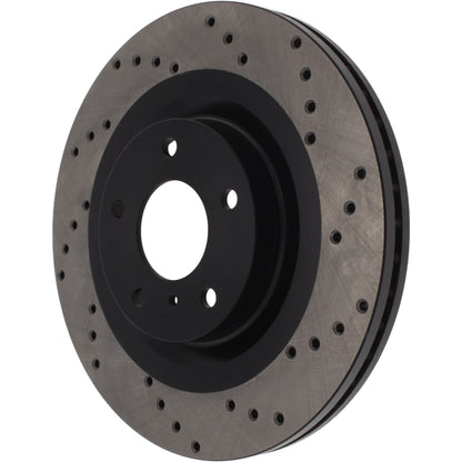 StopTech  Sport Cryo Cross Drilled Brake Rotor; Front Left