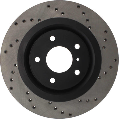 StopTech Sport Cryo Cross Drilled Brake Rotor; Front Right