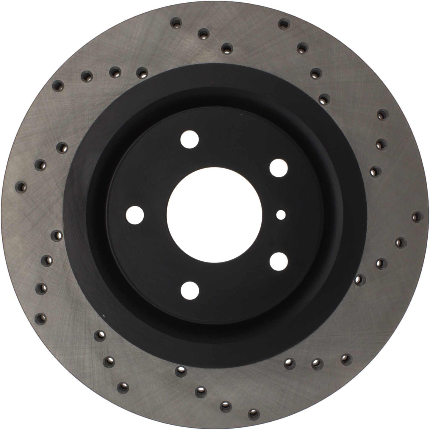 StopTech Sport Cross Drilled Brake Rotor; Front Right