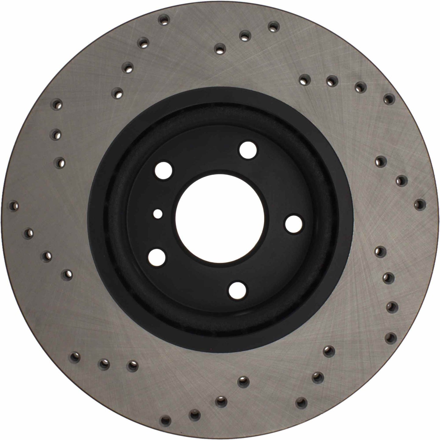 StopTech Sport Cross Drilled Brake Rotor; Front Right