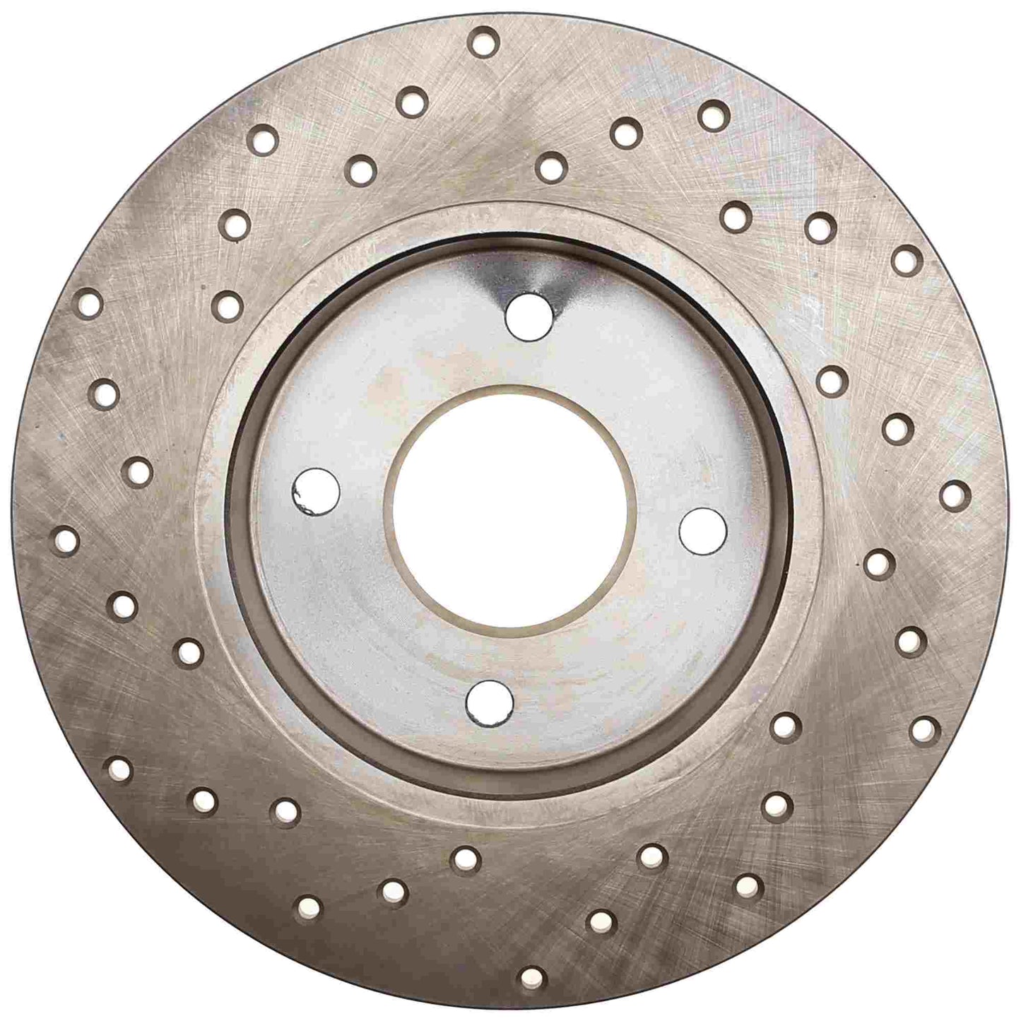 StopTech Sport Cross Drilled Brake Rotor; Rear Left