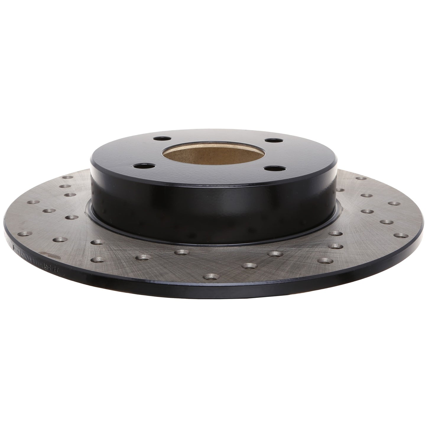 StopTech Sport Cross Drilled Brake Rotor; Rear Right