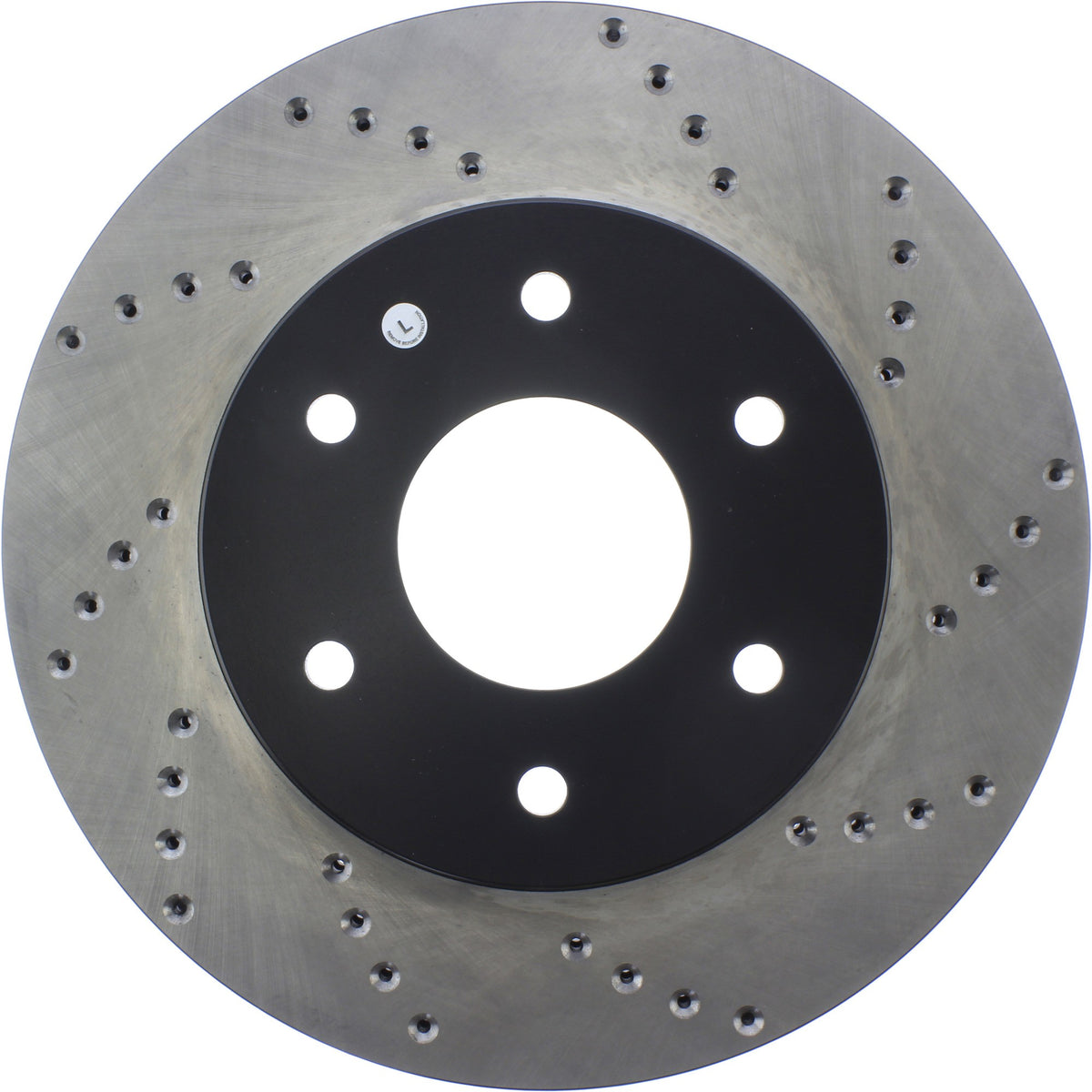 StopTech Sport Cryo Cross Drilled Brake Rotor; Front Left