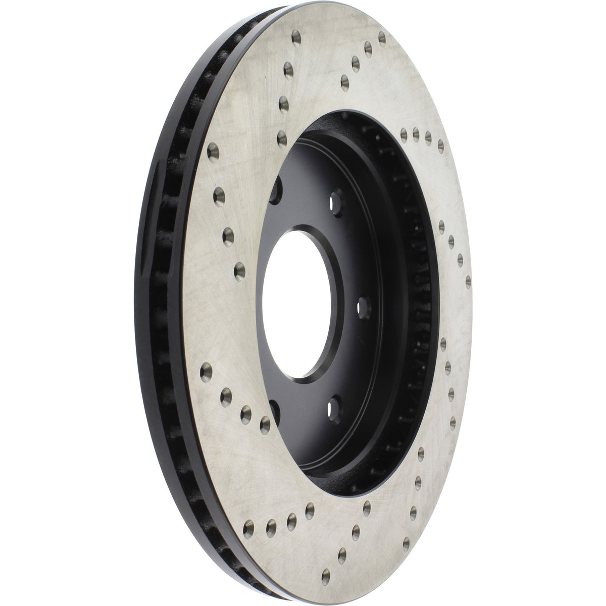 StopTech Sport Cryo Cross Drilled Brake Rotor; Front Left