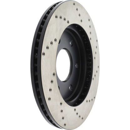 StopTech Sport Cryo Cross Drilled Brake Rotor; Front Right