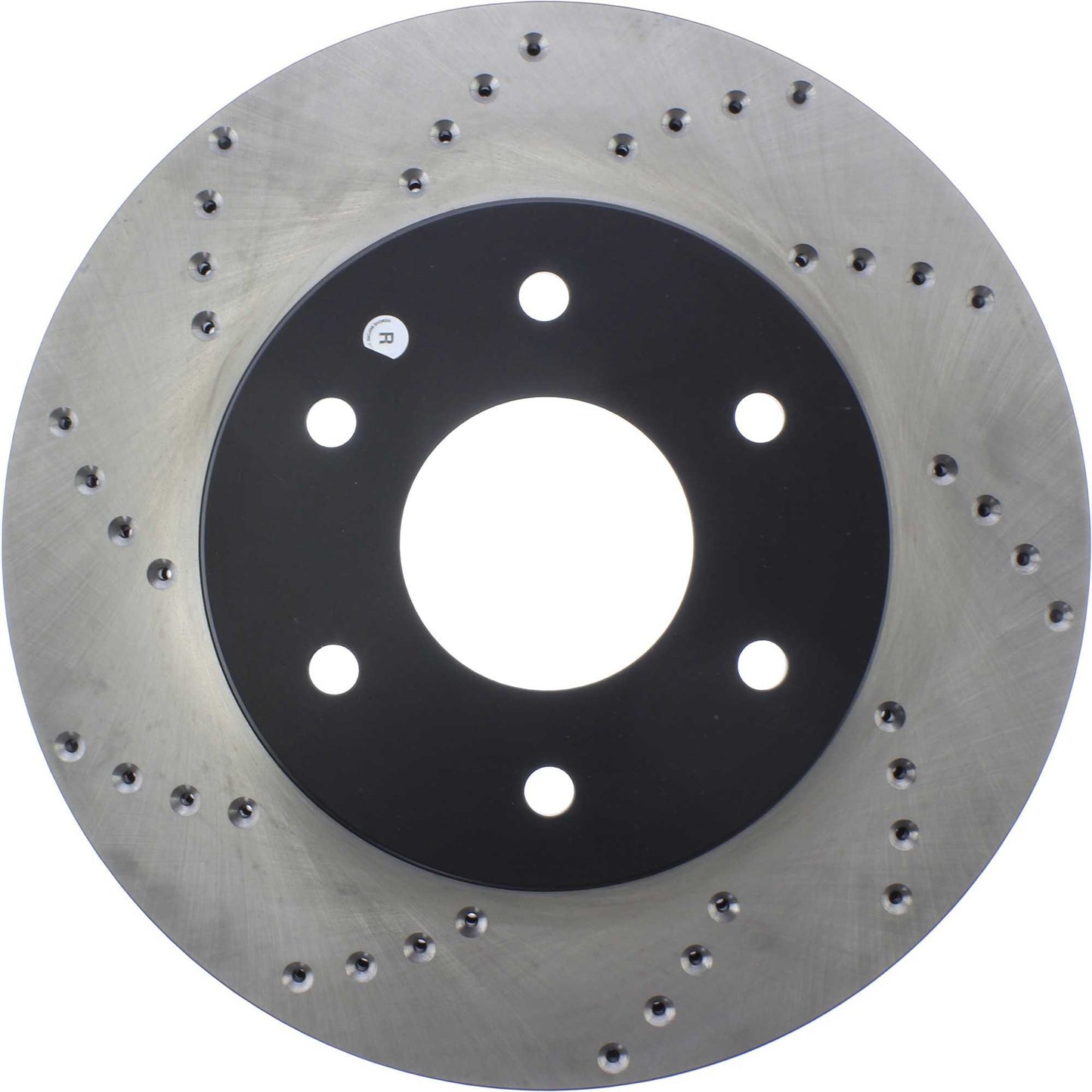 StopTech Sport Cross Drilled Brake Rotor; Front Right
