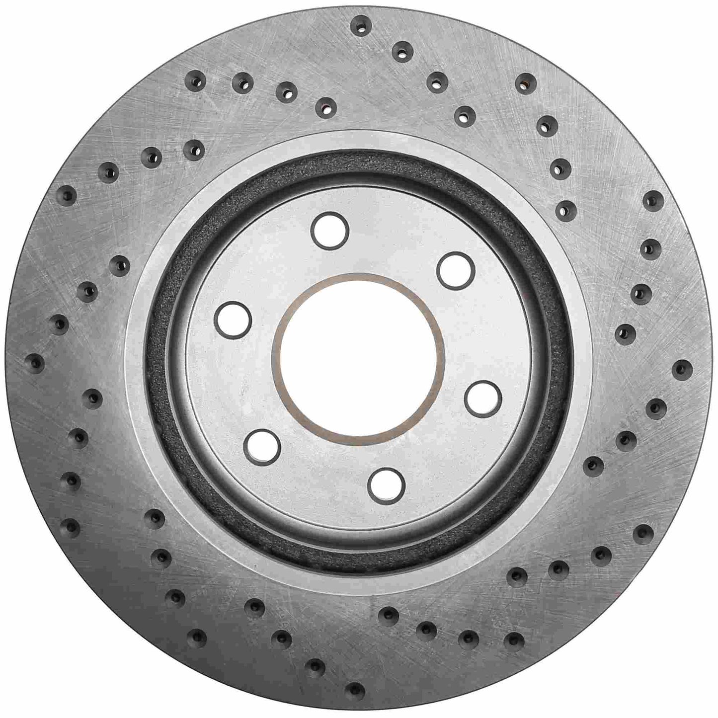 StopTech Sport Cross Drilled Brake Rotor; Front Right