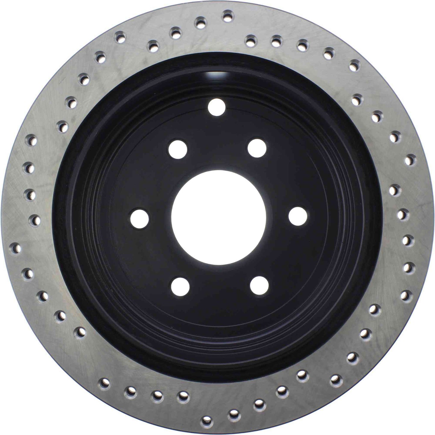 StopTech Sport Cryo Cross Drilled Brake Rotor; Rear Left