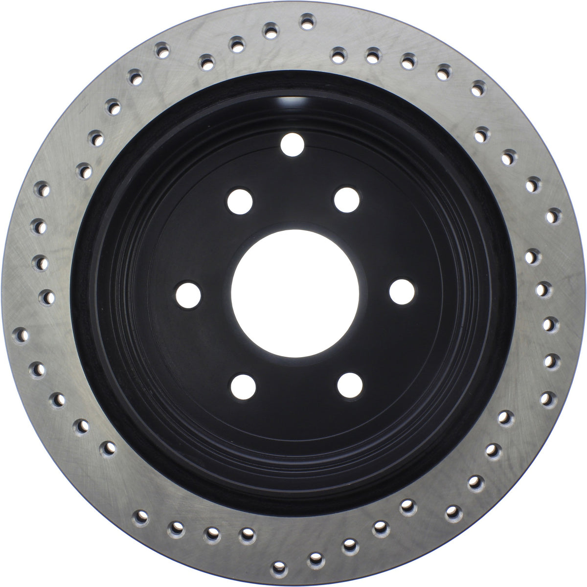 StopTech Sport Cryo Cross Drilled Brake Rotor; Rear Left