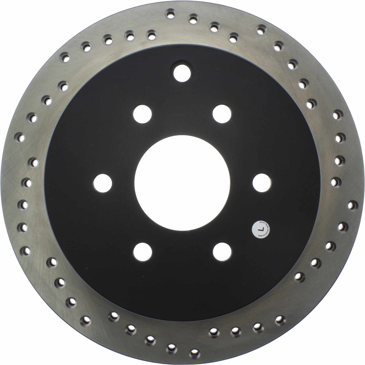 StopTech Sport Cryo Cross Drilled Brake Rotor; Rear Left