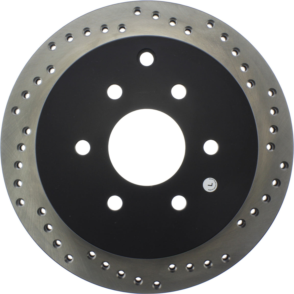 StopTech Sport Cryo Cross Drilled Brake Rotor; Rear Left