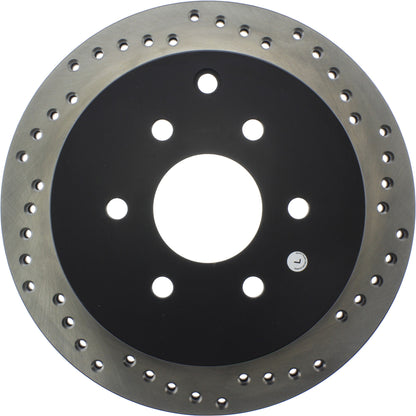 StopTech Sport Cryo Cross Drilled Brake Rotor; Rear Left