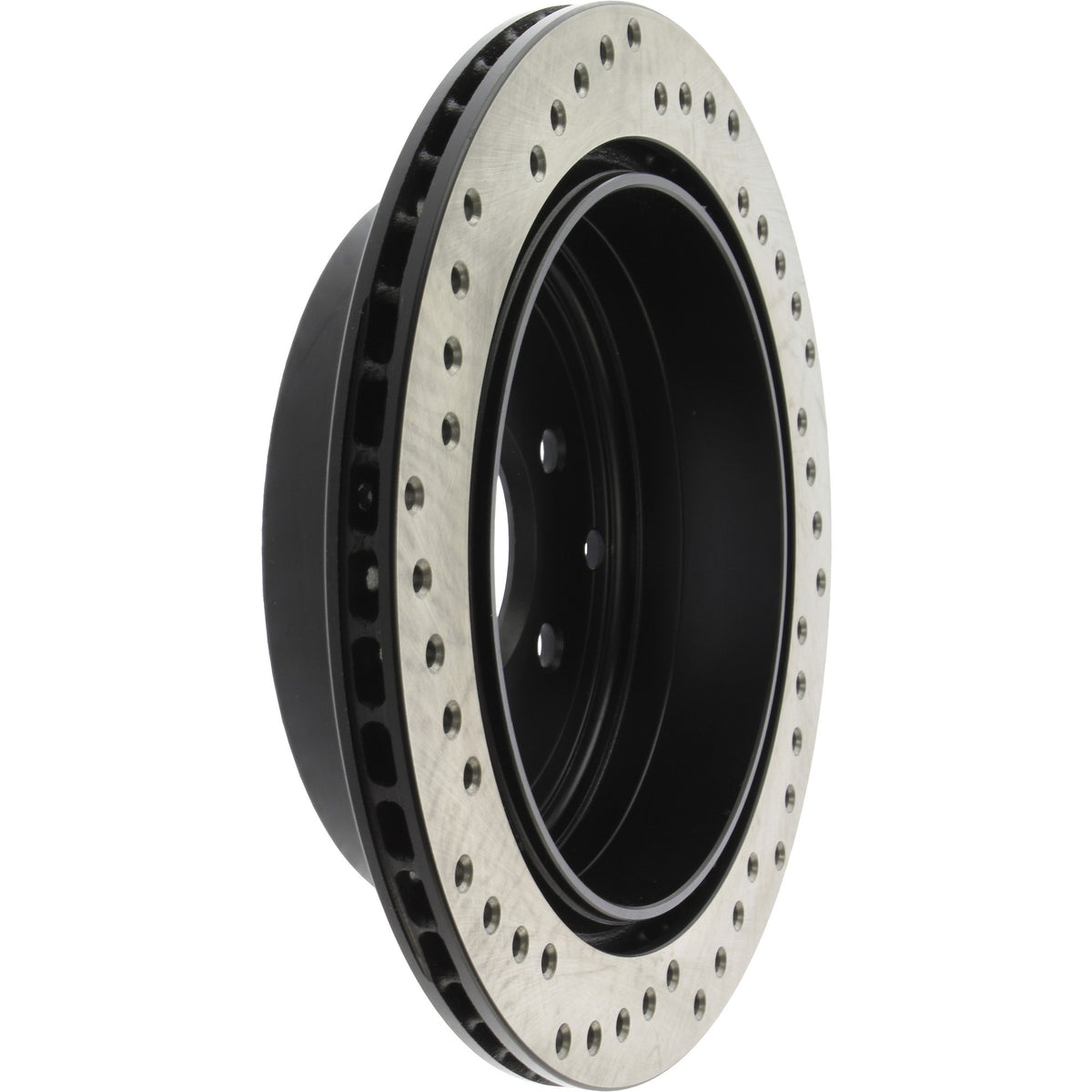 StopTech Sport Cryo Cross Drilled Brake Rotor; Rear Left
