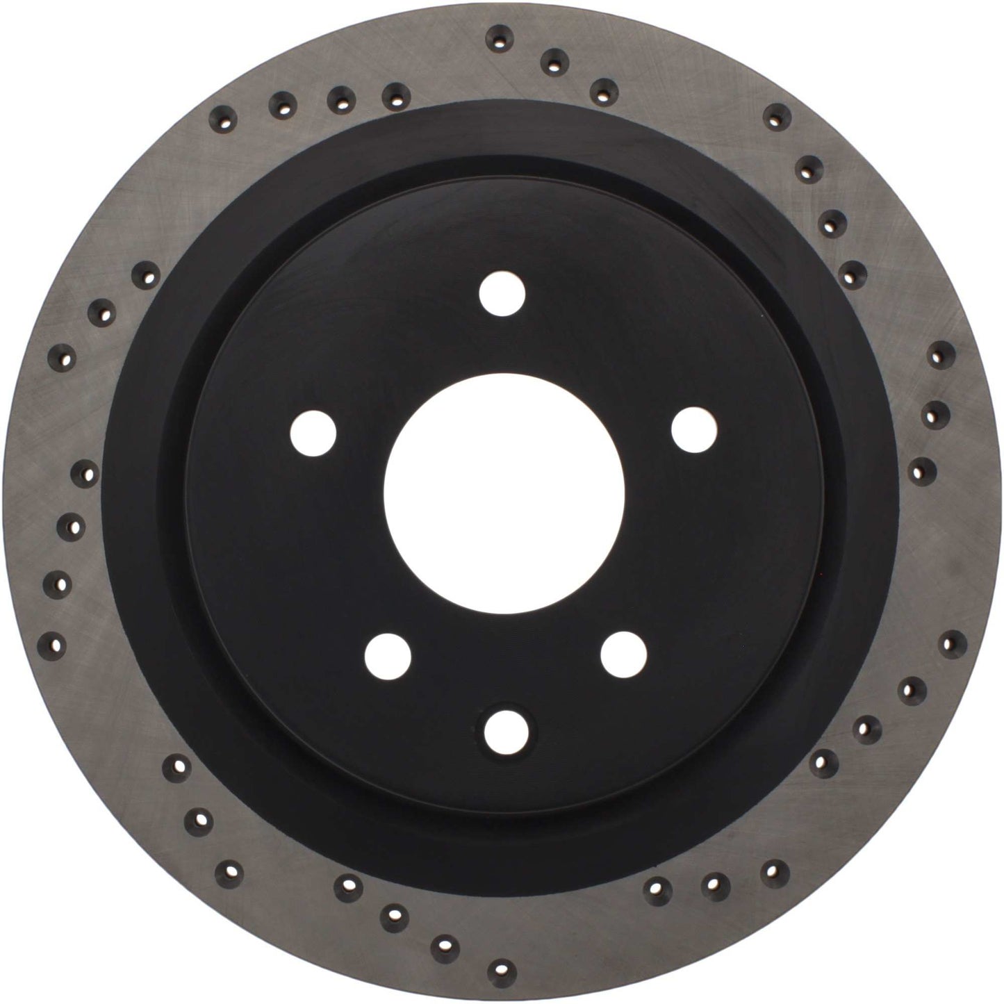 StopTech Sport Cross Drilled Brake Rotor; Rear Right